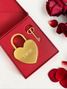 Dior Heart Padlock Cadena And Key Limited Edition